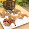 Handmade Wooden Safari Napkin Rings Set of 6 for Dining Table